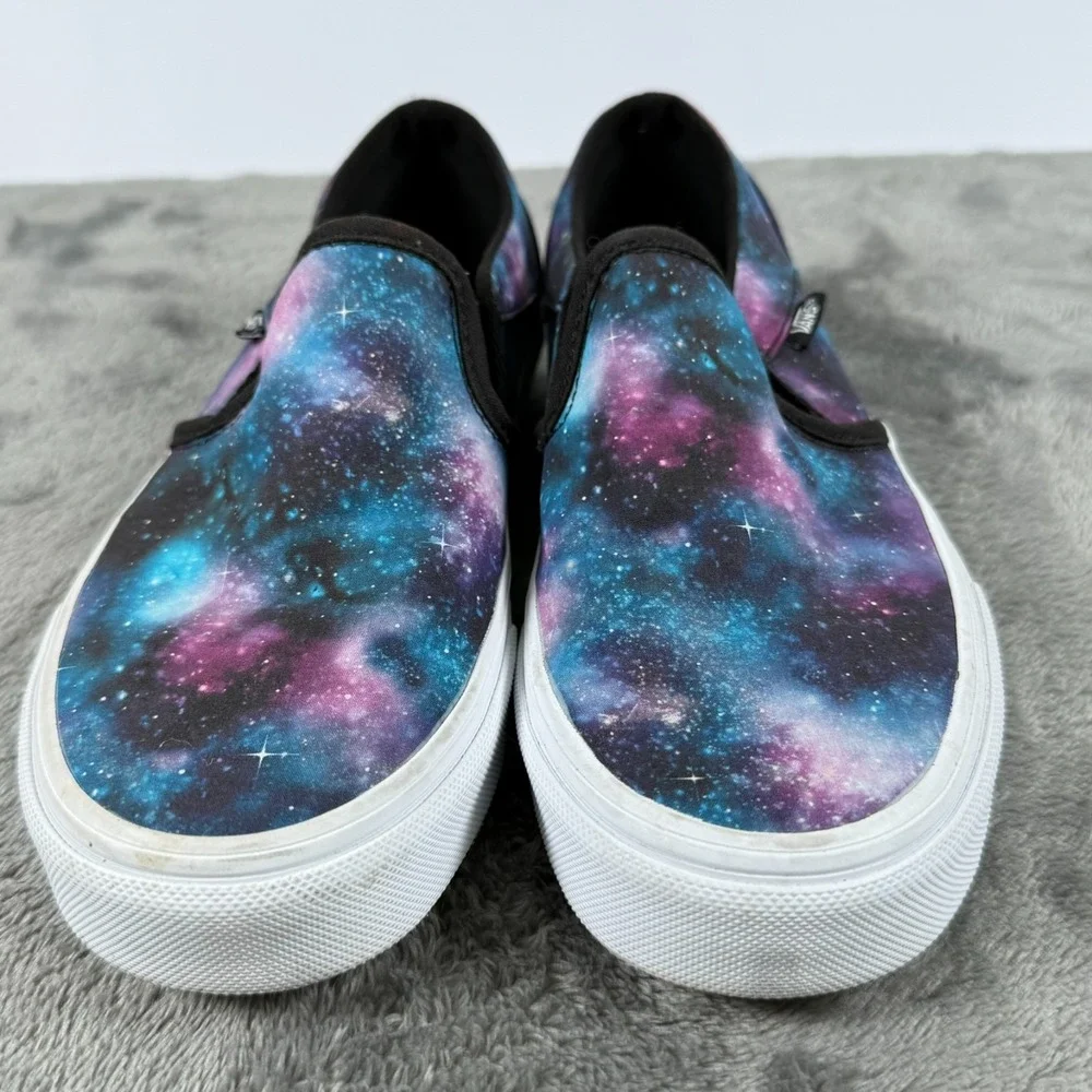 Vans Women's Asher 508731 Blue Casual Slip on Shoes Sneakers Size 7 - Picture 6 of 13
